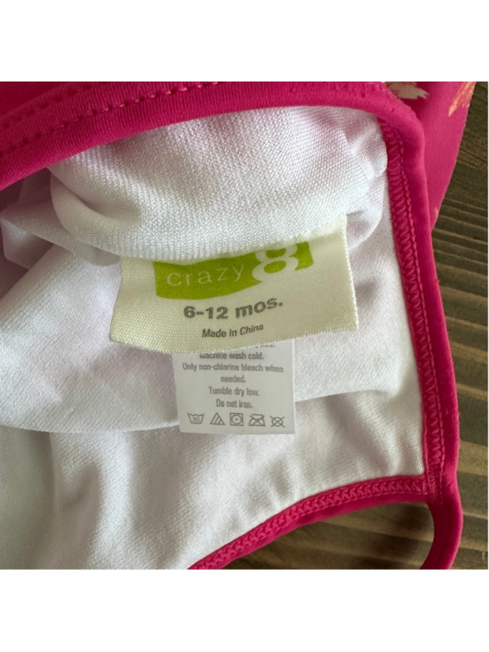 Baby Girl Clothing Bundle 3-6 Months Swimsuits Dress Footed Pajamas Summer 6pc - Picture 13 of 13